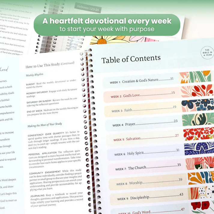The Bible In A Year: A 52-Week Study Through Gods Word