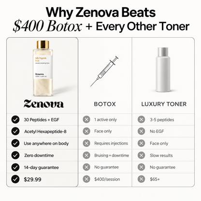 Zenova Silk Peptide EGF Smoothing Toner