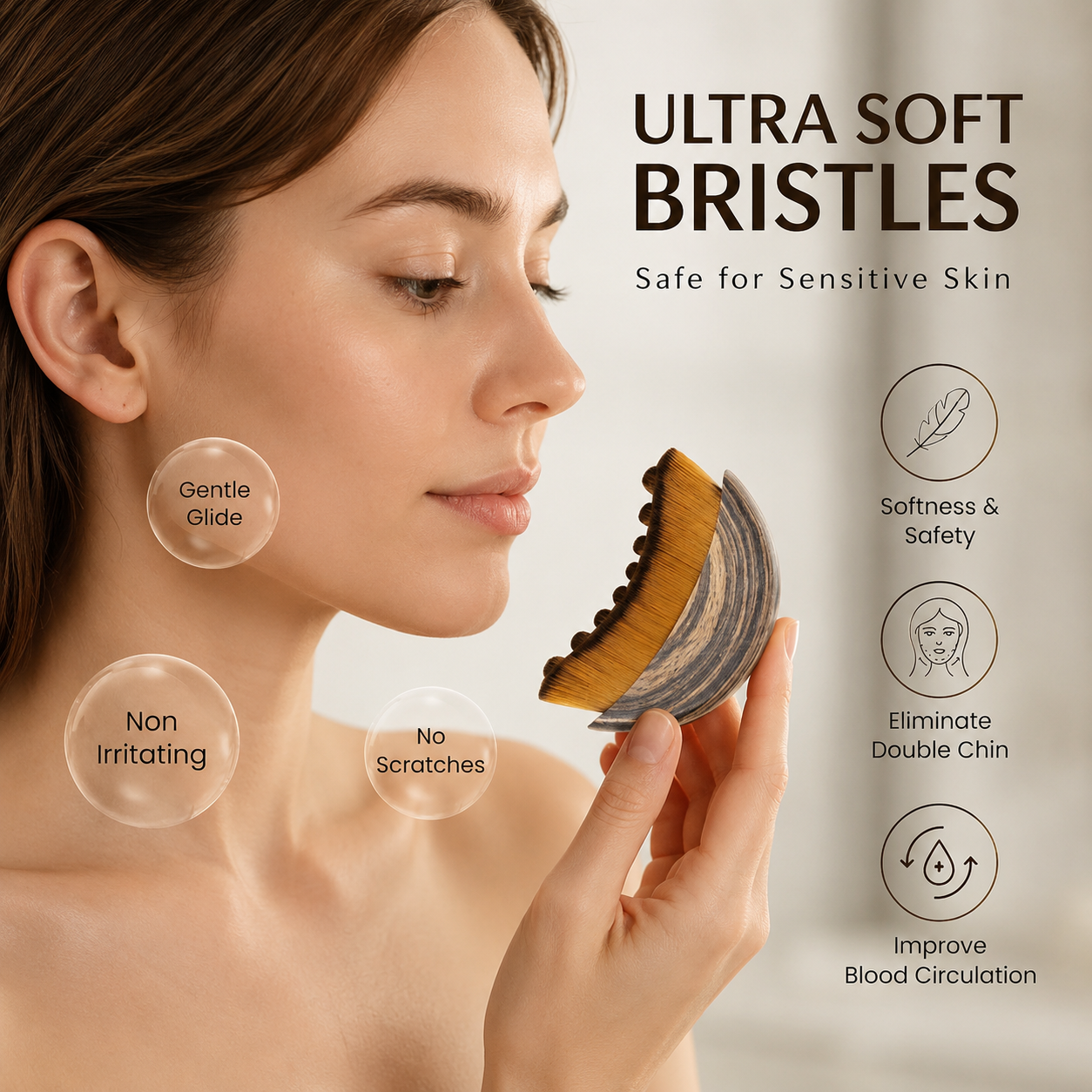 Zenova Lymphatic Face Brush