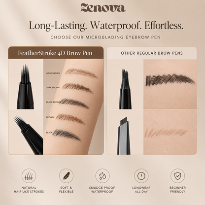 Zenova FeatherStroke 4D Brow Pen