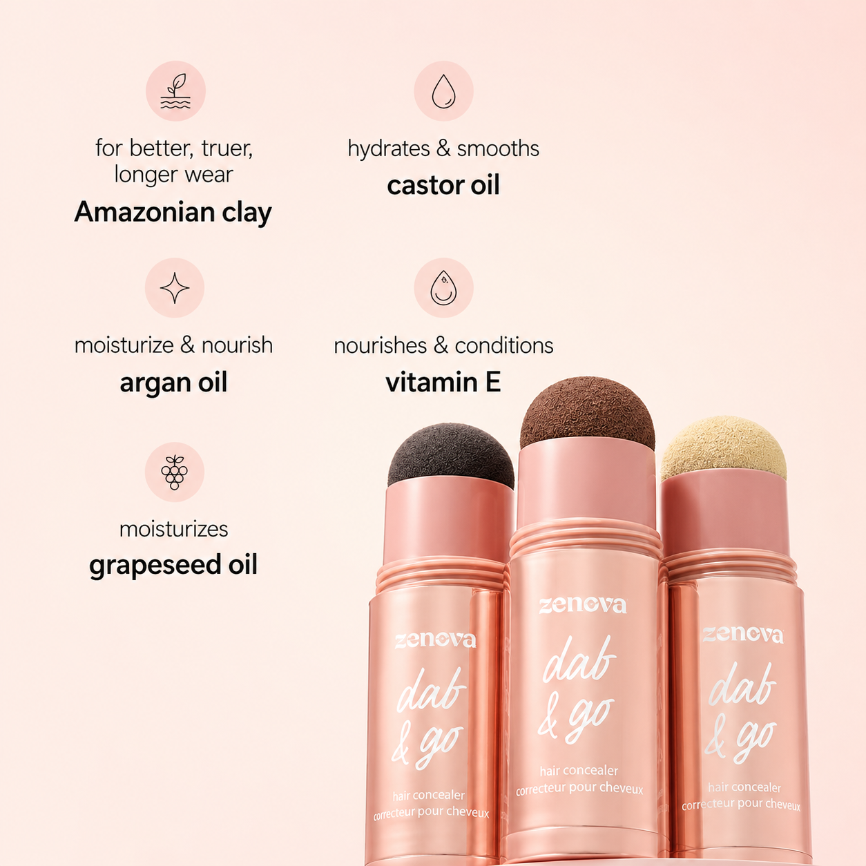Zenova Dab & Go Hair Concealer Stick