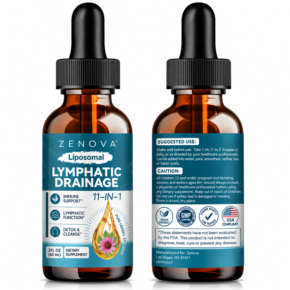 Zenova Lymphatic Drainage Drops
