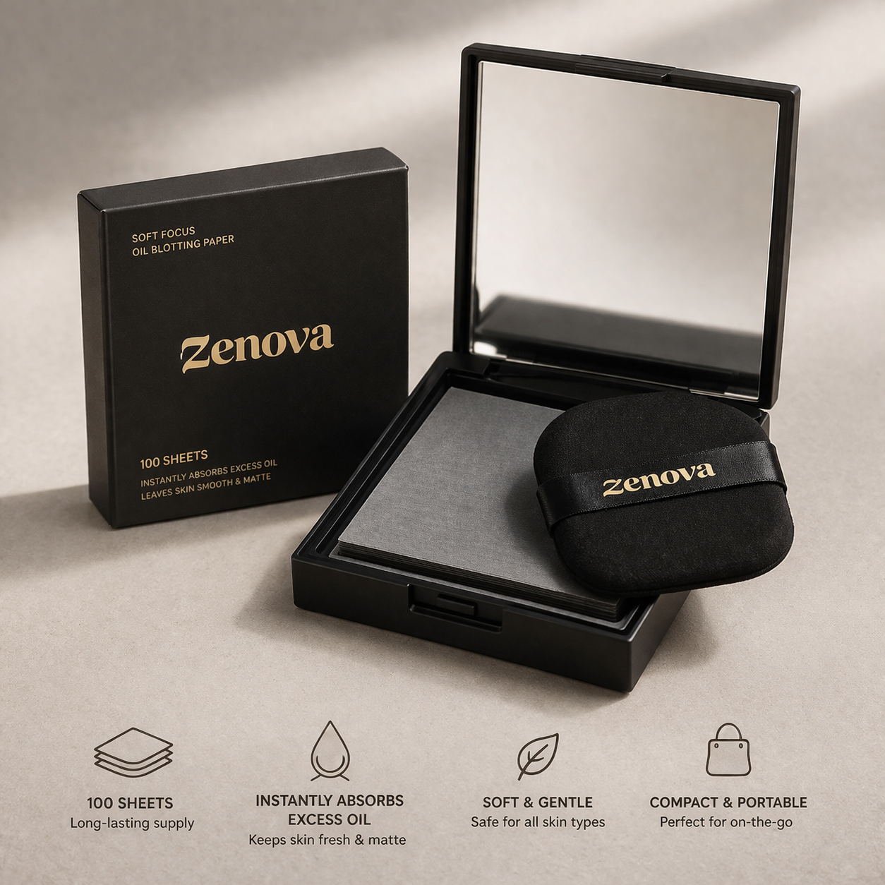 Zenova Soft Focus Blotting Sheets